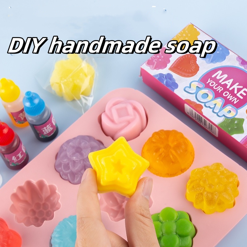Soap Making Kit For Beginners - DIY 수제 비누 크리스탈 비누 식물