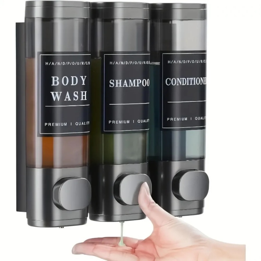Soap Making Diy Kit - 벽걸이형 3중 샴푸 컨디셔너 비누 디스펜서