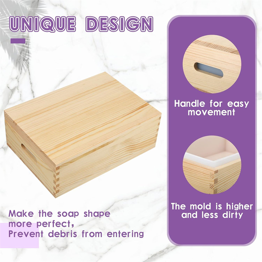 대형 비누 금형 직사각형 실리콘 라이너 금형 나무 상자 - Soap Making Instructions 리뷰 및 가격