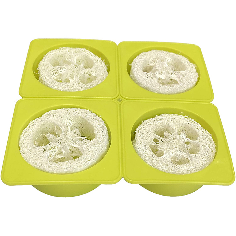 4 캐비티 라운드 실리콘 비누 몰드, 천연 수세미 비누 - Soap Making Kit For Beginners 리뷰 및 가격