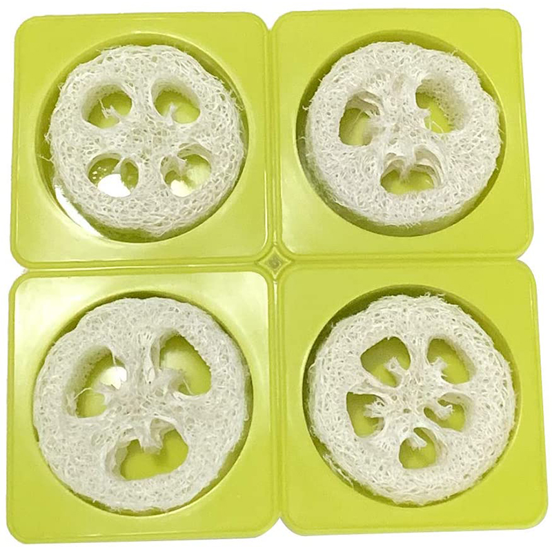 4 캐비티 라운드 실리콘 비누 몰드, 천연 수세미 비누 - Soap Making Kit For Beginners 리뷰 및 가격