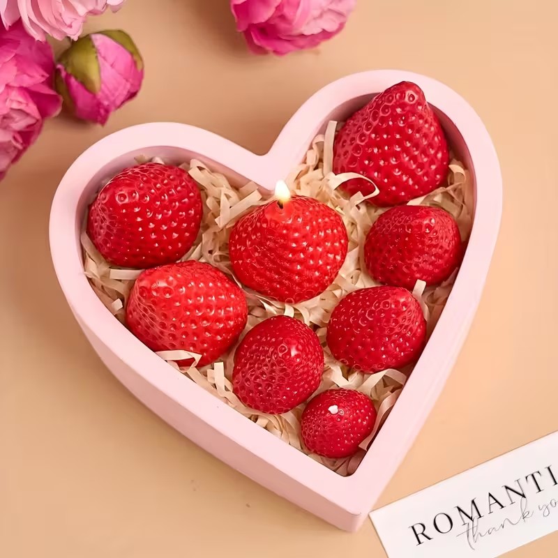 DIY 아로마테라피 비누 레진 공예용 딸기 실리콘 캔들 - Soap Making Instructions 리뷰 및 가격