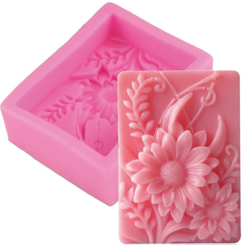 3D 광장 장미 꽃 실리콘 비누 금형 수제 구호 국화  - Soap Making Diy Kit 리뷰 및 가격