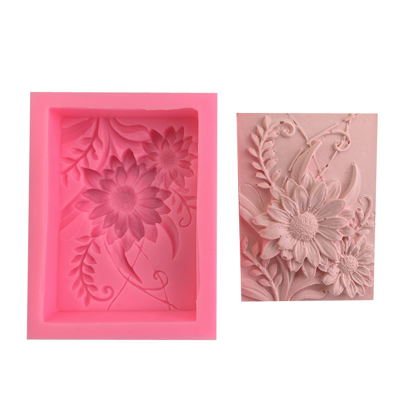 3D 광장 장미 꽃 실리콘 비누 금형 수제 구호 국화  - Soap Making Diy Kit 리뷰 및 가격