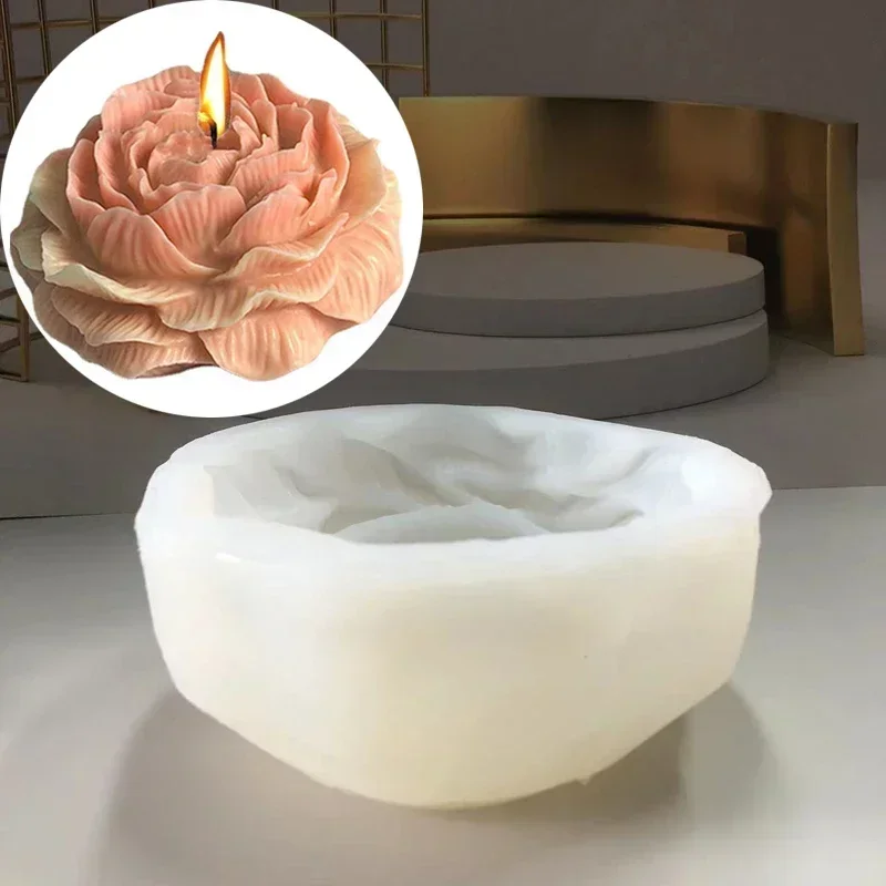 특대형 3D 꽃 캔들 실리콘 몰드 DIY 모란 아로마  - Soap Making Diy Kit 리뷰 및 가격
