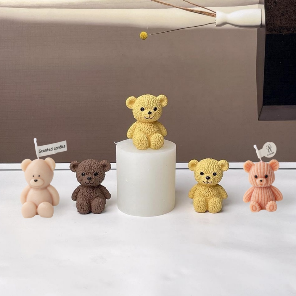3D 귀여운 곰 양초 금형 만들기 미니 테디 베어 향기 - Soap Making Gifts 리뷰 및 가격