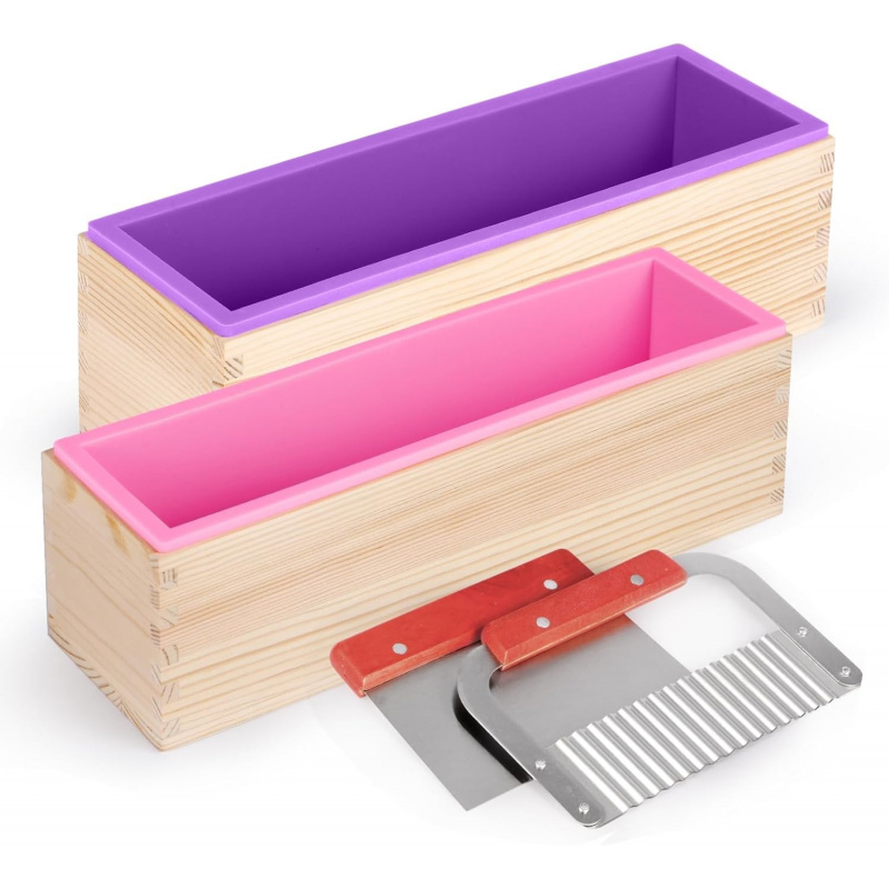 1개의 42온스 비누 몰드(나무 상자 포함), 수제 비 - Soap Making Diy Kit 리뷰 및 가격